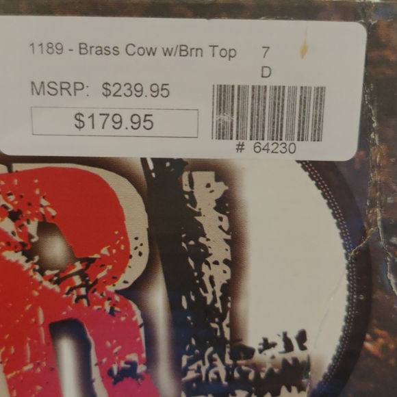 1189 - RockinLeather Men's Crazy Horse Cowhide Boo - Picture 2 of 2